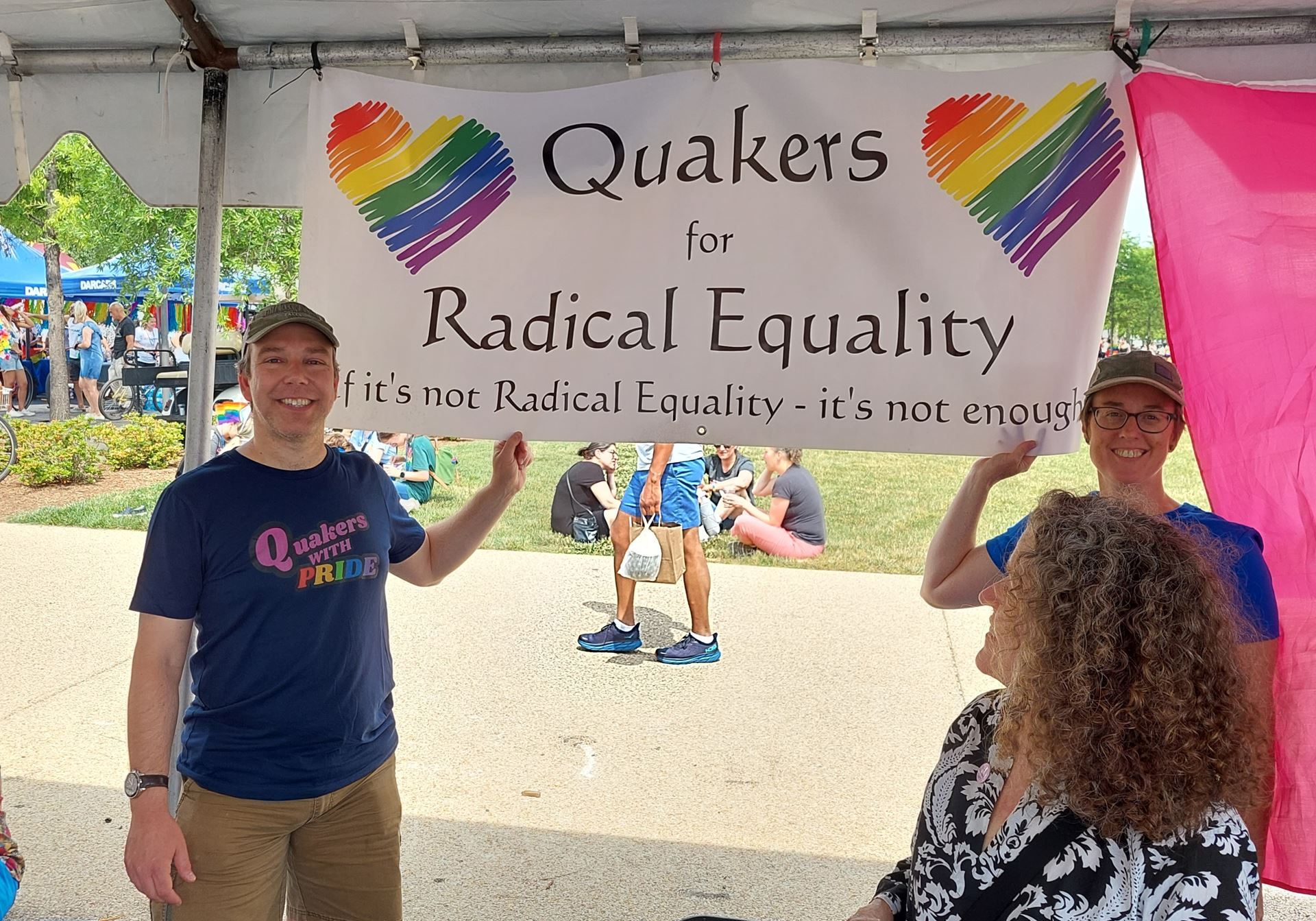 DC Quakers at DC Pride Festival, June 11, 2023